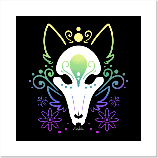 Skullhound (Cold) Wall Art by GhastlyRune